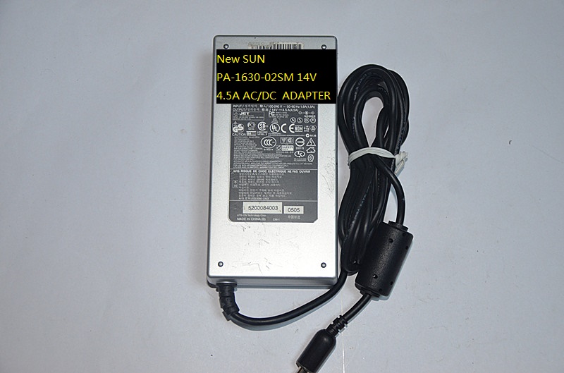 New SUN PA-1630-02SM 14V 4.5A AC/DC AC100-240V ADAPTER POWER SUPPLY